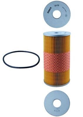 MAHLE OX 55D Oil filter Filter Insert, with gasket/seal-image-2681310