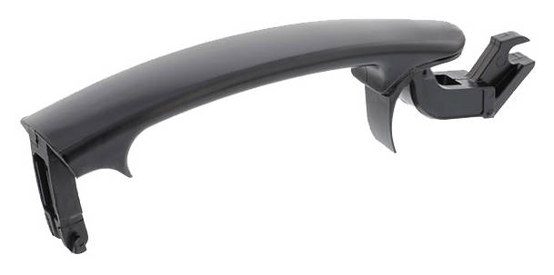 TOPRAN 108 865 Door Handle without lock barrel, Front, black-image-2724613