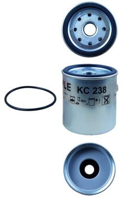 MAHLE KC 238D Fuel Filter Spin-on Filter-image-321449