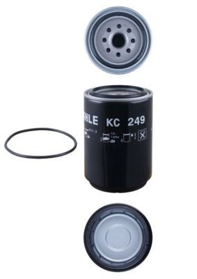 MAHLE KC 249D Fuel Filter Spin-on Filter-image-321452