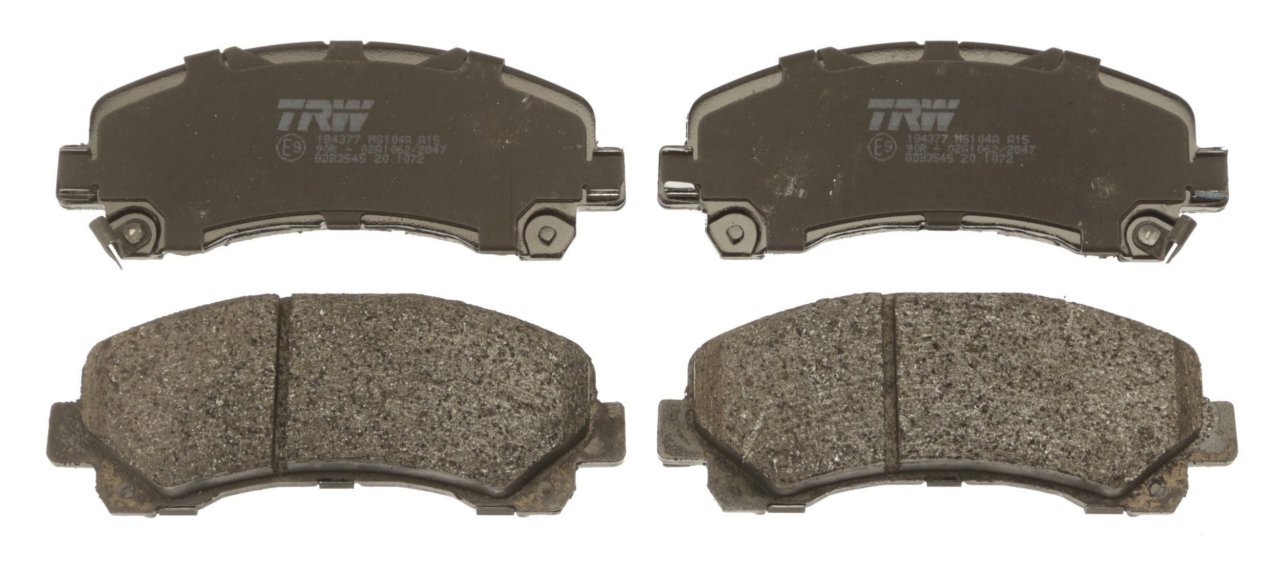TRW GDB3545 Kit pastiglie freno con segnalatore acustico usura