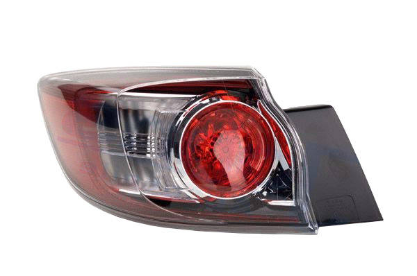 JOHNS 45 09 87-1 Rear light Left, without bulb holder, Outer section-image-7012006
