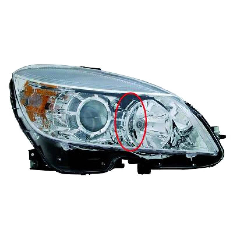 Photos - Car Lights / DRL DIEDERICHS 1672083 Headlights Left, H7/H7, with motor for headlamp levelling, Halogen