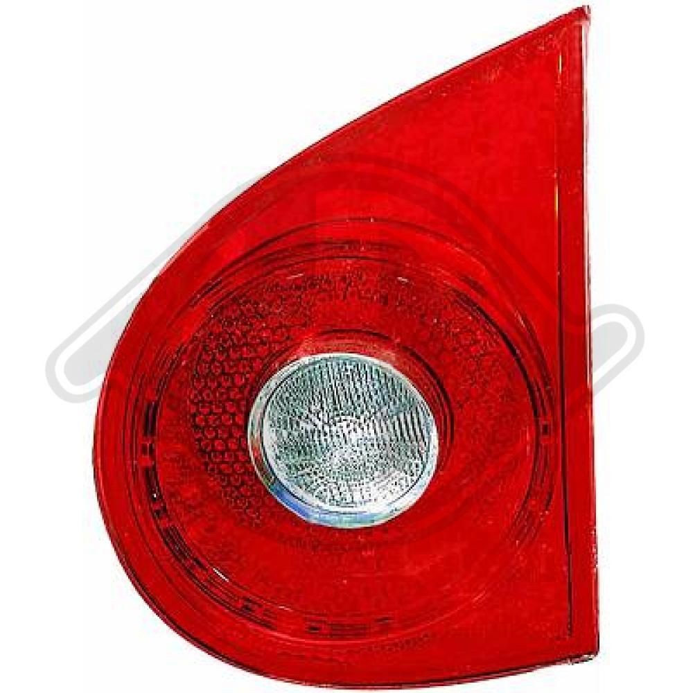 DIEDERICHS 2214092 Rear light Right, without bulb holder, Inner Section, P21W-image-7050484
