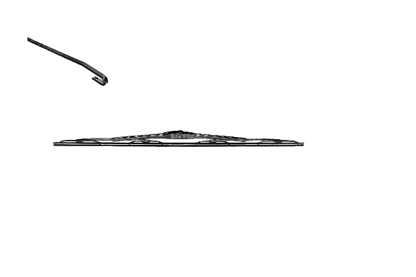 VALEO 574129 Wiper blade Driver side, 450mm, with pre-mounted adaptor-image-7118190