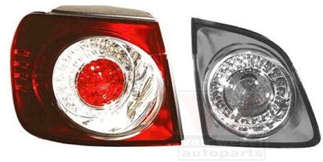 VAN WEZEL 5887921 Rear light Left, with bulb holder, Outer section, LED-image-7120290