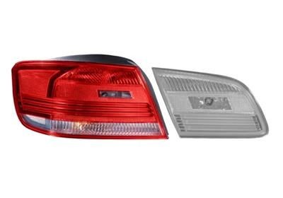 VAN WEZEL 0659921U Rear light Left, with bulb holder, Outer section-image-7155603