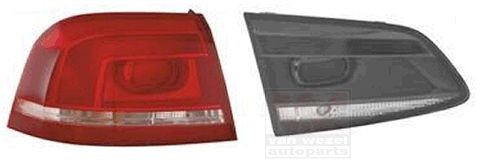 VAN WEZEL 5740935U Rear light Left, with bulb holder, Outer section-image-7166791