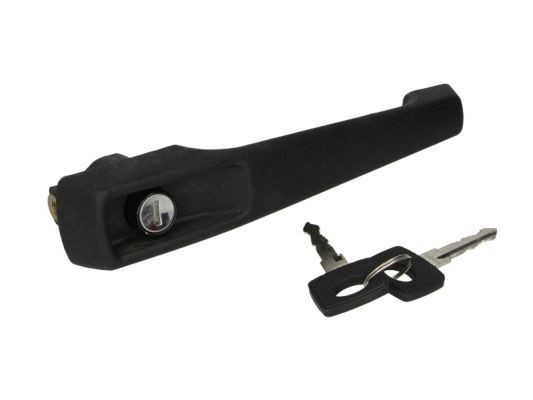 PACOL MER-DH-002 Door Handle both sides, black, with key-image-7275929