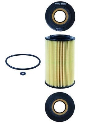 MAHLE OX 773D Oil filter Filter Insert-image-7279314