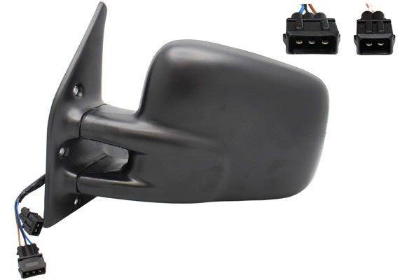 ALKAR Specchietti retrovisori 6125986 Sx elettrico piano per veicolo con guida a Sx VOLKSWAGEN: Transporter 4, TRANSPORTER 4 Bus, Transporter 4