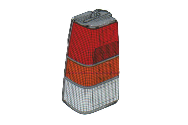 PRASCO FT1214053 Fanale posteriore Dx, con portalampada