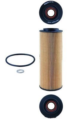MAHLE OX 775D Oil filter Filter Insert, with gaskets/seals-image-7516103