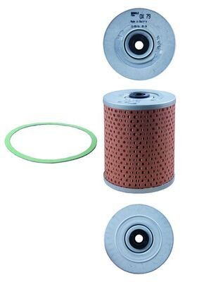 MAHLE OX 79D Oil filter Filter Insert, with gasket/seal-image-7521892