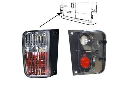 VAN WEZEL 4395929 Rear light Bumper, without bulb holder-image-7584709