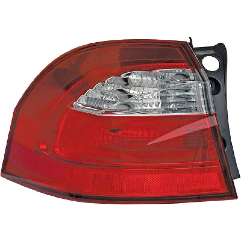 DIEDERICHS 6542091 Rear light Left, without bulb holder, Outer section, P21/5W-image-7591592
