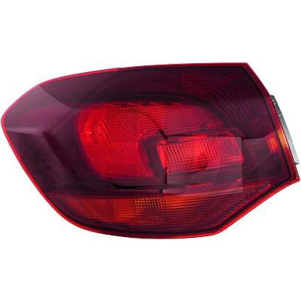 DIEDERICHS 1807791 Rear light Left, without bulb holder, Outer section-image-7592027