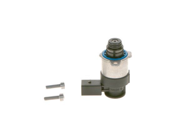 Side view of BOSCH 1 462 C00 987 Fuel metering valve High Pressure Pump (low pressure side), with fastening/mounting material
