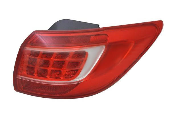 TYC 11-12020-15-2 Rear light Left, with bulb holder, Outer section-image-7615375