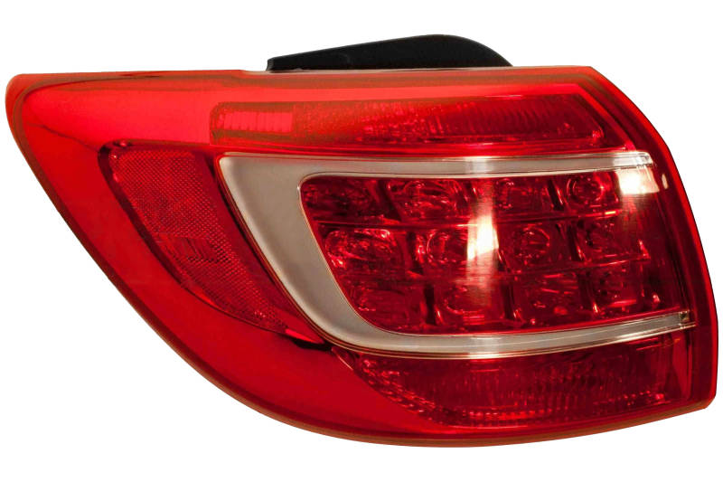 PRASCO KI0244154 Rear light TYC Left, without bulb holder, Outer section-image-7642631