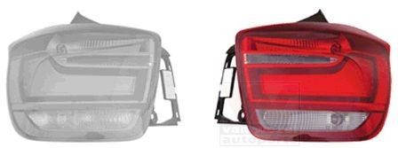 VAN WEZEL 0633924 Rear light Right, with bulb holder-image-7654707