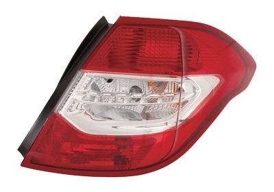 VAN WEZEL 0975932 Rear light Right, without bulb holder, Outer section-image-7654813