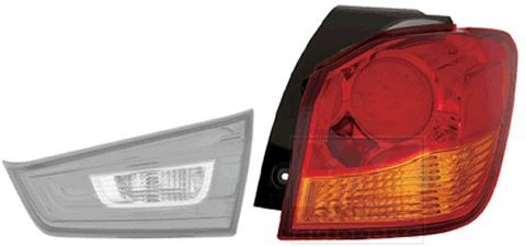 VAN WEZEL 3201932 Rear light Right, without bulb holder, W21W-image-7655030