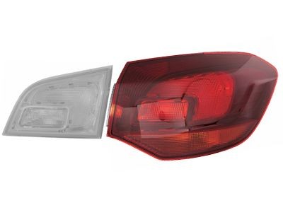 VAN WEZEL 3751936 Rear light Right, without bulb holder, Outer section-image-7655068