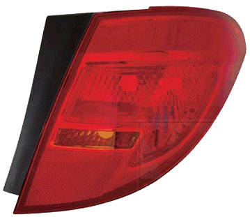 VAN WEZEL 3860932 Rear light Right, without bulb holder, Outer section-image-7655098