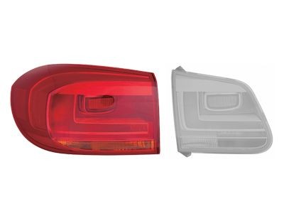 VAN WEZEL 5746931 Rear light Left, without bulb holder, Outer section-image-7655296