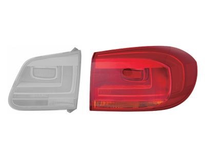 VAN WEZEL 5746932 Rear light Right, without bulb holder, Outer section-image-7655297