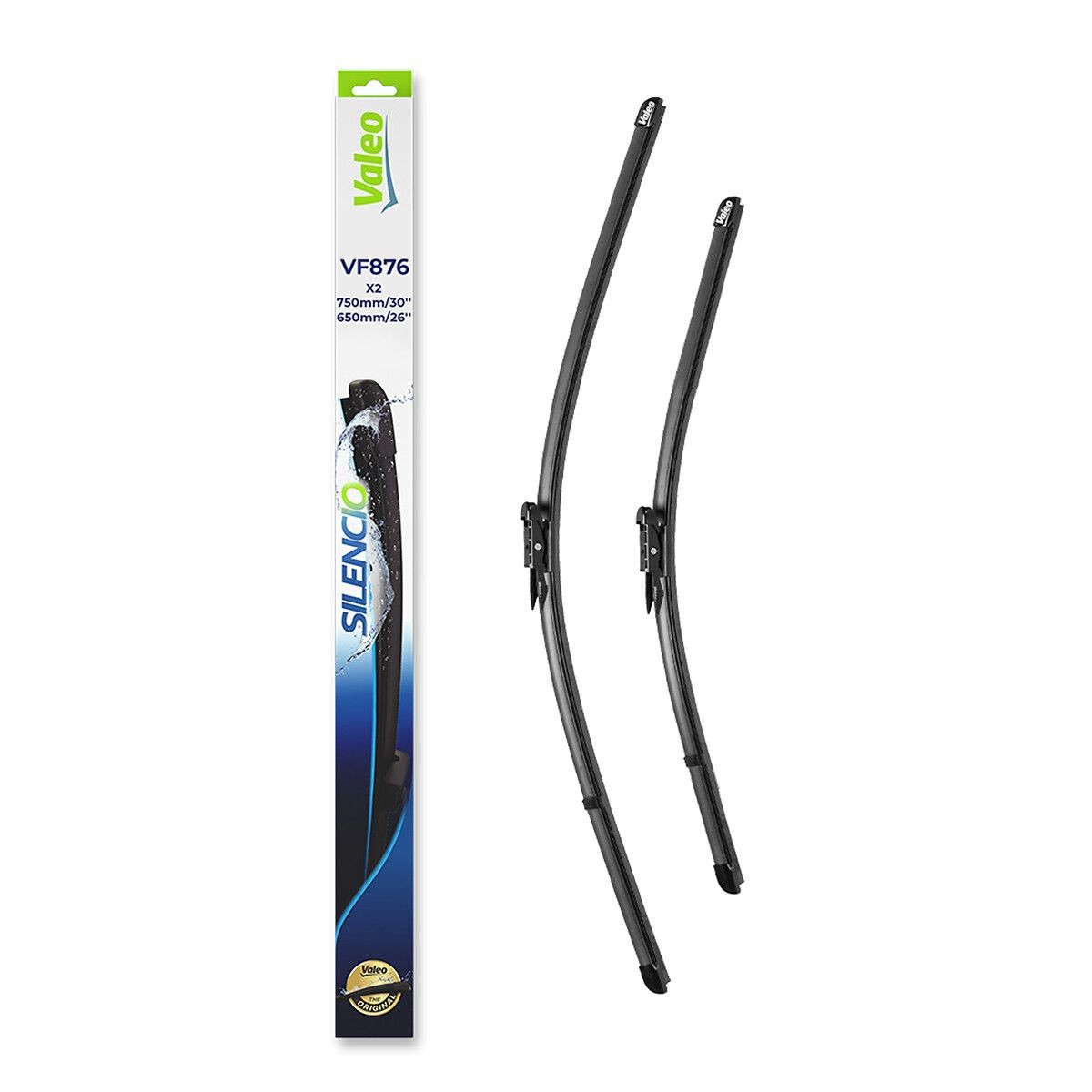 VALEO 577876 Wiper blade Front, 650mm, with pre-mounted adaptor-image-7665179
