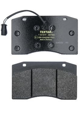 TEXTAR Kit pastiglie freno 2907503 con segnalatore usura integrato