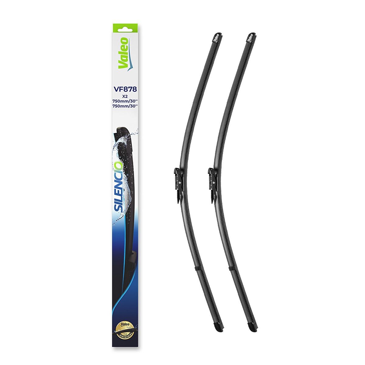 VALEO 577878 Wiper blade Front, 750mm, with pre-mounted adaptor-image-7699252