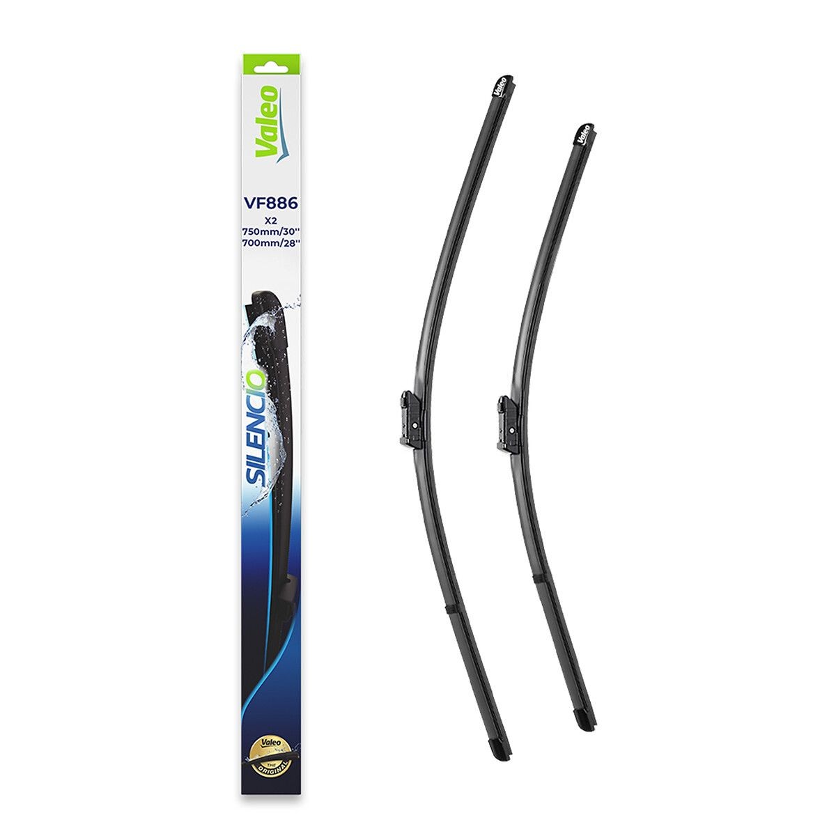 VALEO 577886 Wiper blade Front, 700mm, with pre-mounted adaptor-image-7699254