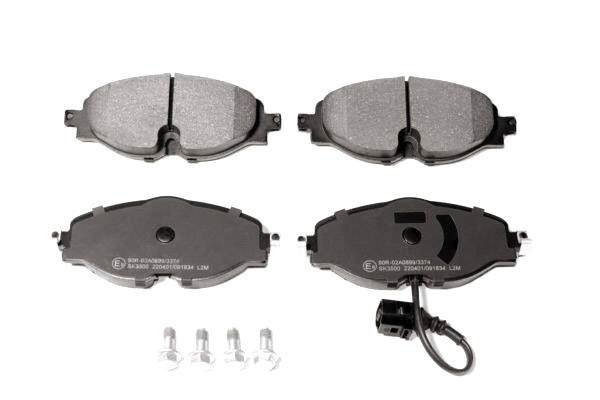 LPR 05P1834 Kit pastiglie freno con bulloni/viti