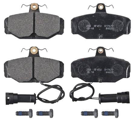 A.B.S. Kit pastiglie freno 36170 con sensore usura integrato FORD: SCORPIO 1, Sierra Mk2 Sedan, Sierra Mk2 Hatchback