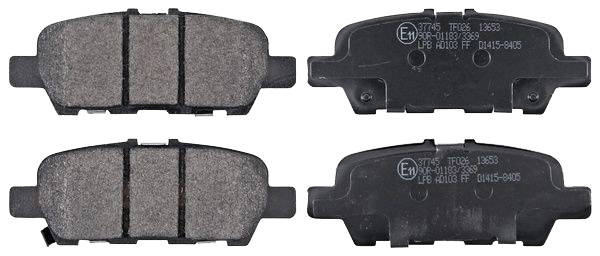 Kit Pastiglie Freno Con Sensore Usura 14,2 mm A.B.S. Per Nissan Juke - Immagine 3