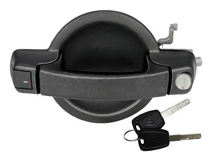 MIRAGLIO 80/471 Door Handle black, with key, Left Front-image-7722203