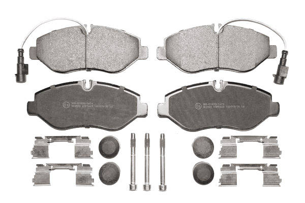 LPR 05P1669 Kit pastiglie freno con bulloni/viti