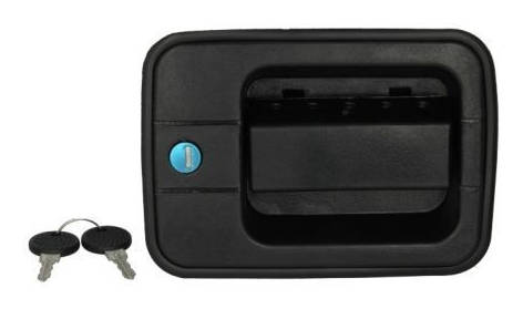PACOL IVE-DH-001L Door Handle Left, black, with key-image-7878654