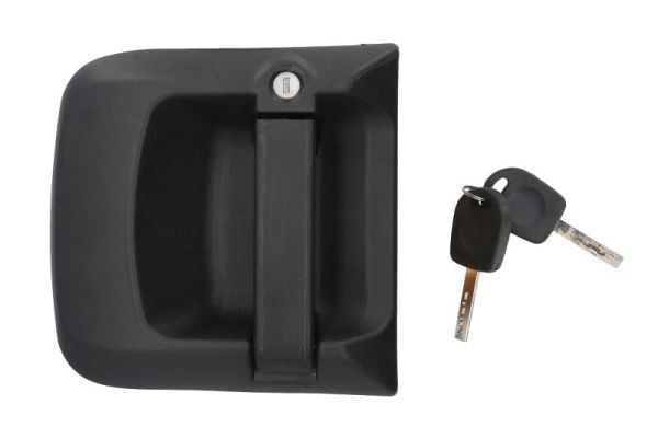 PACOL MAN-DR-001 Door Handle outer, black, with lock barrel-image-7878842