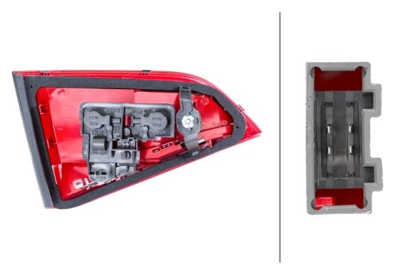 HELLA 2TZ 009 687-111 Rear light Left, with bulb holder, Inner Section, W16W, with bulbs-image-7883403