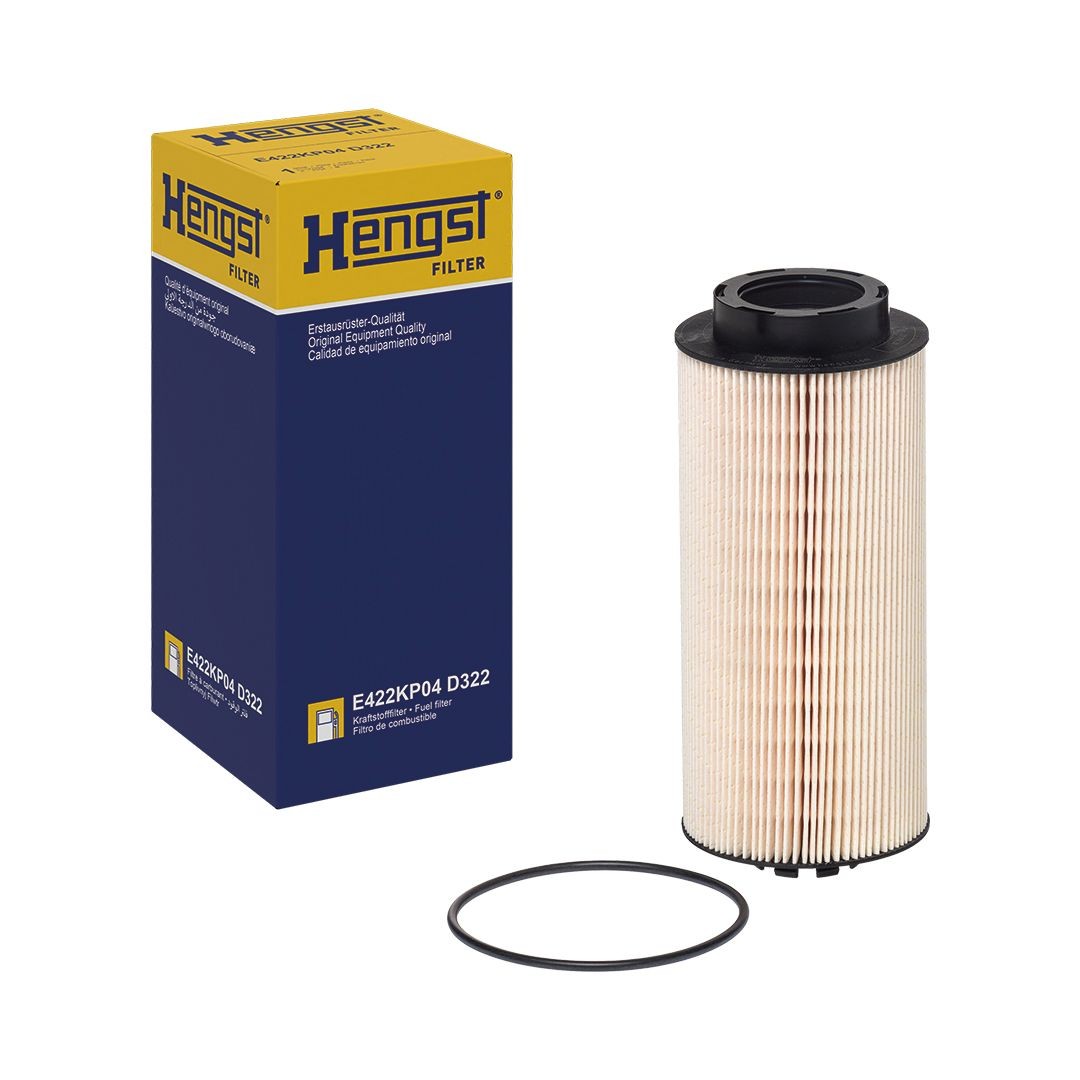 HENGST FILTER E422KP04 D322 Fuel Filter with gaskets/seals-image-7893329