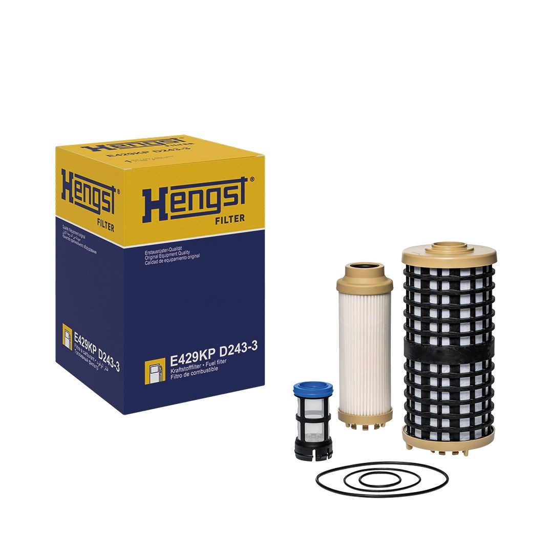 HENGST FILTER E429KP D243-3 Fuel Filter with gaskets/seals-image-7897623