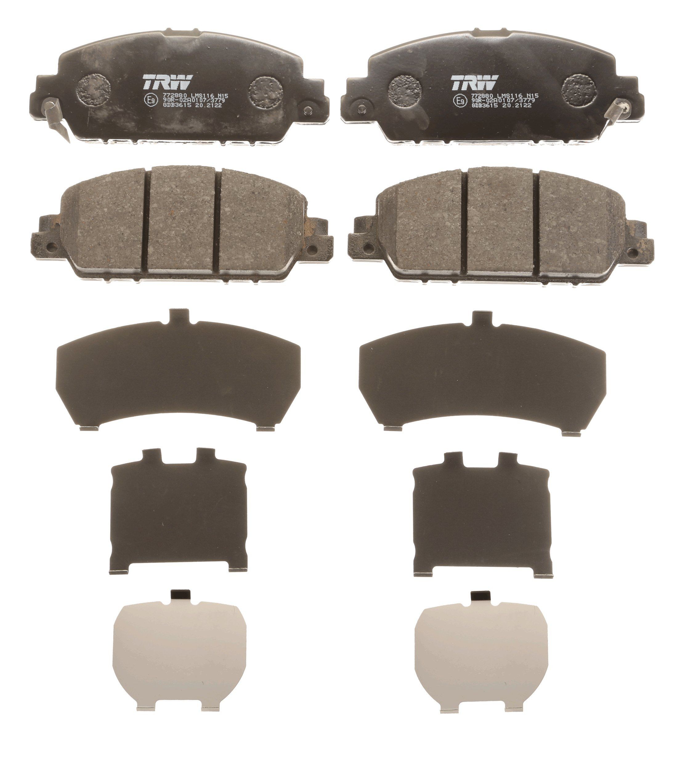 Trw Gdb3615 Placute Frana Cu Avertizare Acustica Uzura