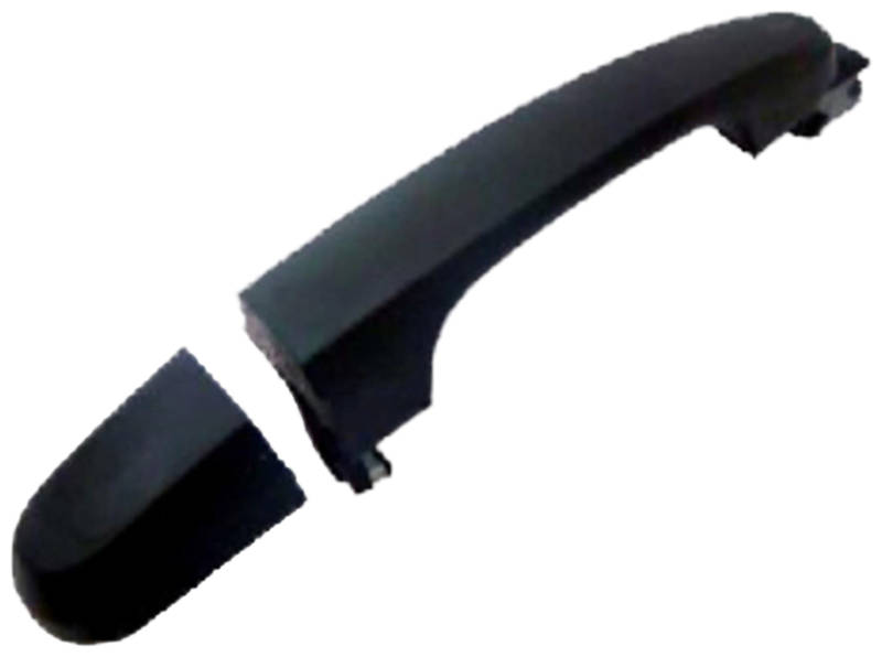 PRASCO KI0228102 Maniglia Apriporta posteriore Sx, nero, liscio
