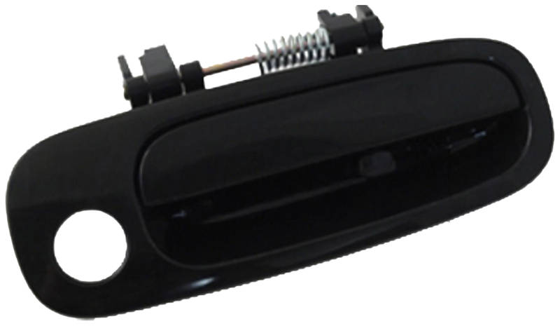 PRASCO TY2818007 Maniglia Apriporta anteriore Dx, nero, liscio, con foro per chiave