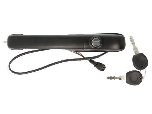 BLIC 6010-01-060401P Door Handle Left Front, with piston clip, black, with central locking-image-7921087
