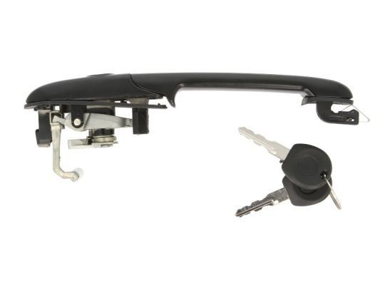 BLIC 6010-01-060401PP Door Handle Left Front, with piston clip, black, with key-image-7921088